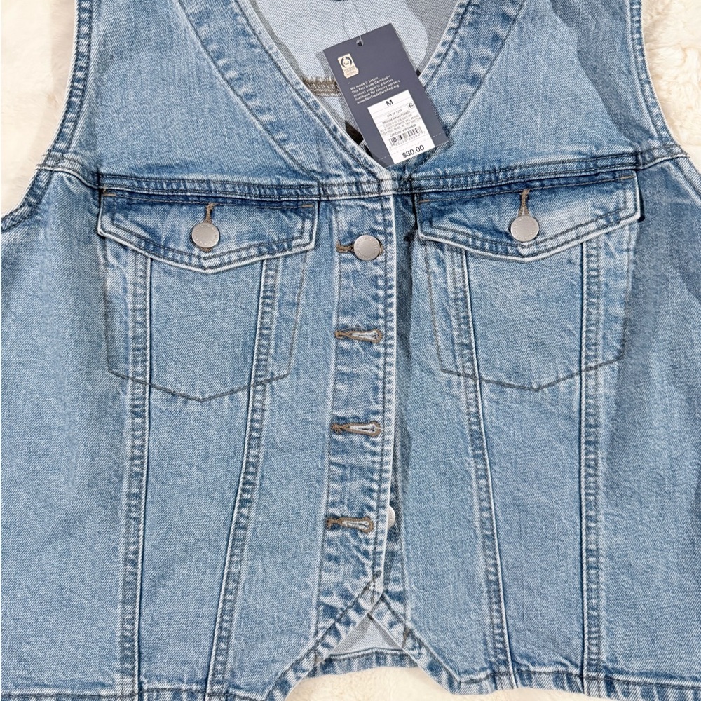 Universal Thread Light Blue Denim Vest